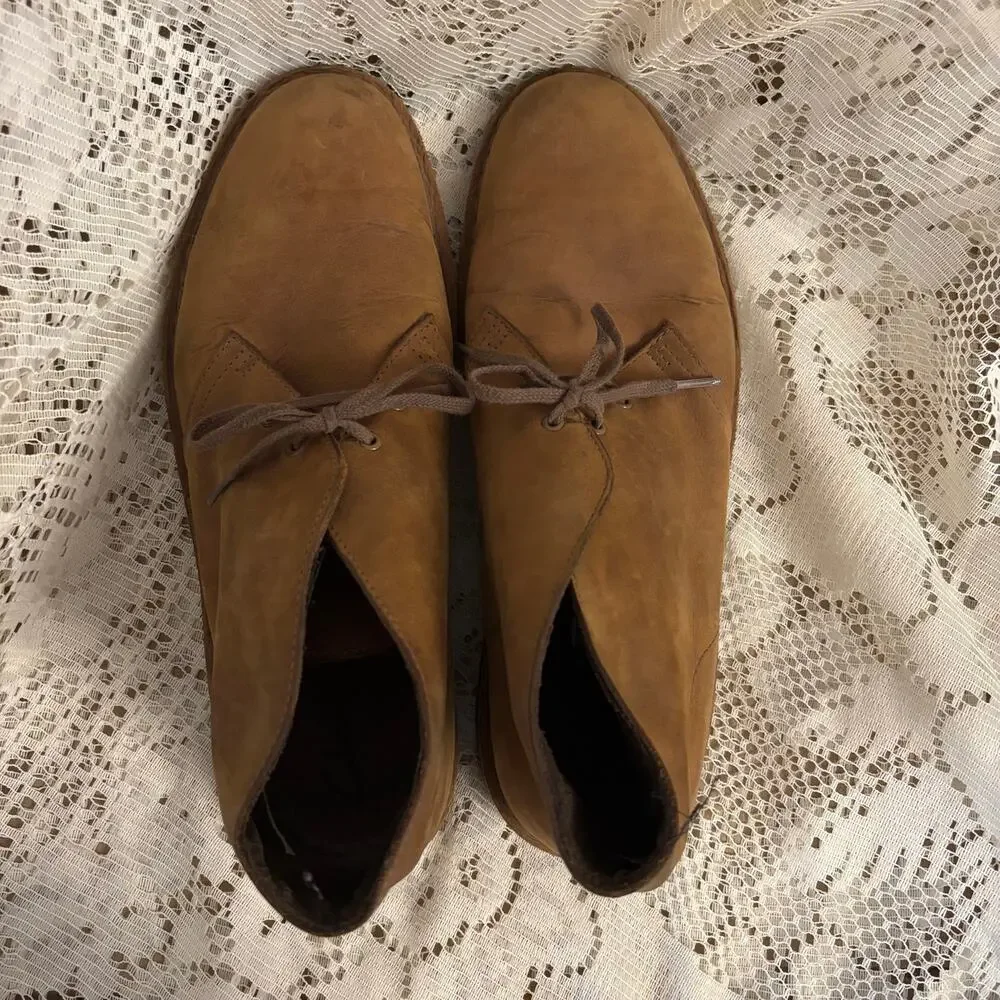 Clarks Bushacre 2 Men's US 13 M Sand Suede Chukka Boots